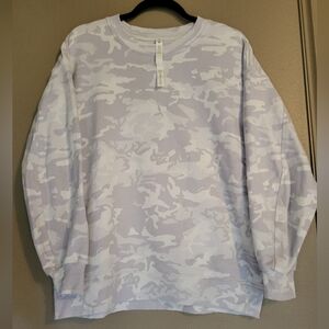 Lululemon Perfectly Oversized Crew Apline Camo